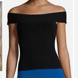 Milly off the shoulder knit shell